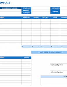 editable free expense report templates smartsheet gas expense report template example