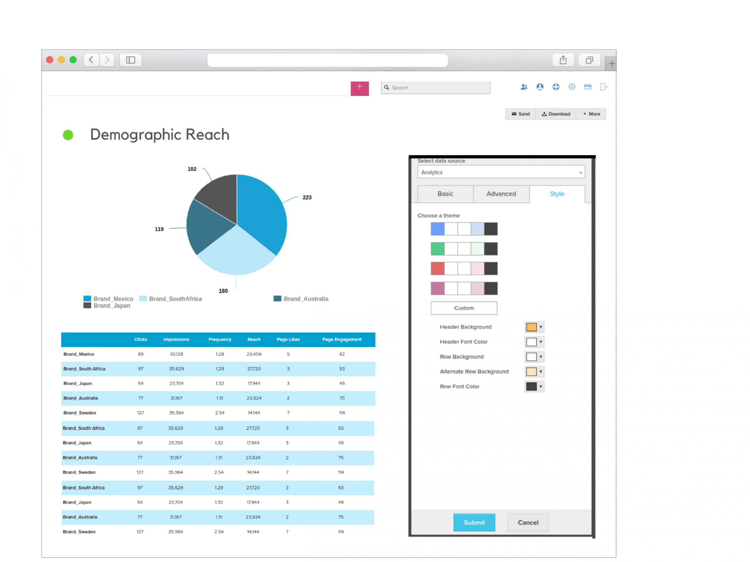 Editable Social Media Report Example Pdf Reportgarden Social Media