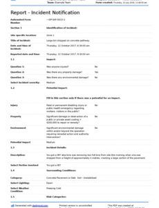 free construction incident report template free &amp;amp; editable form construction safety report template doc