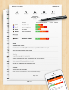 free how to write a progress report sample template  weekdone marketing progress report template word