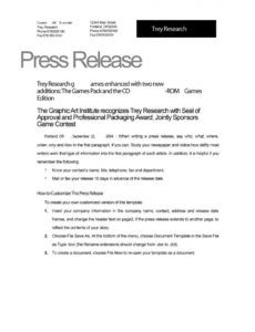 printable 47 free press release templates  free template downloads restaurant press release template example
