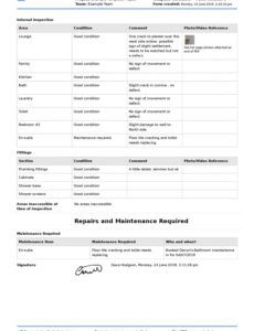 property inspection report template free and customisable residential building inspection report template excel