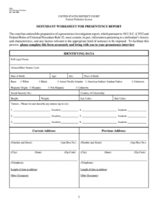sample presentence investigation  fill out and sign printable pdf template   signnow presentence investigation report form template example