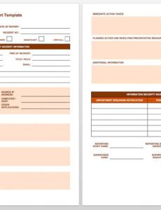 editable free incident report templates &amp;amp; forms  smartsheet security officer incident report template excel