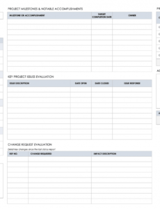 editable free project report templates  smartsheet project development report template example