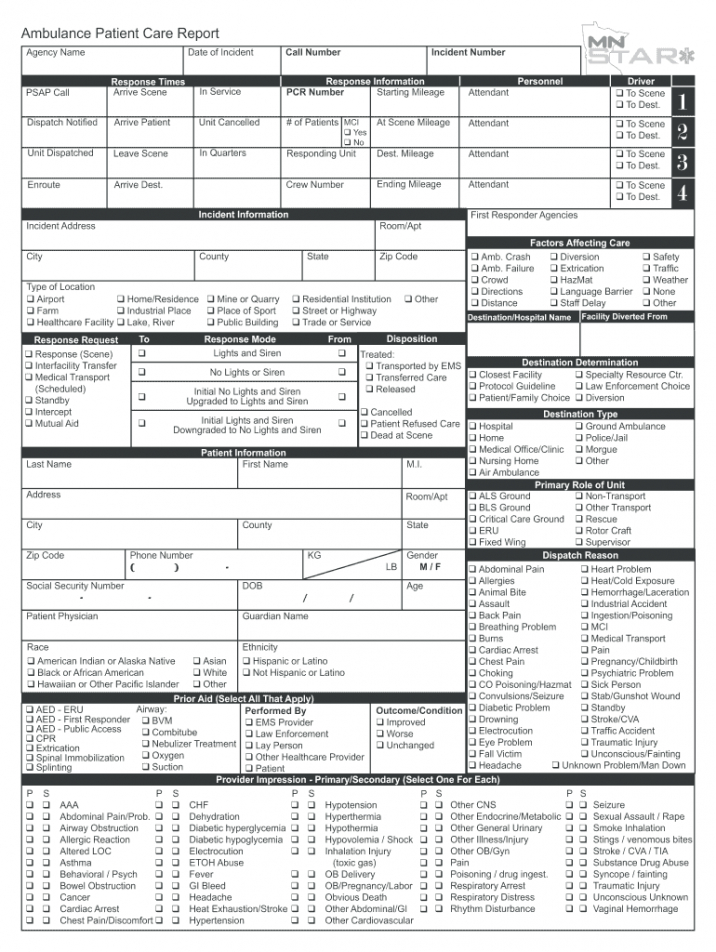 editable patient care report  fill out and sign printable pdf template  signnow emt patient care report template sample