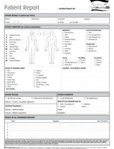 free 14 patient report forms in pdf  ms word medical history report template word