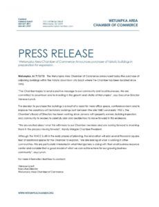 press release template doc  europetripsleepco new board member press release template doc