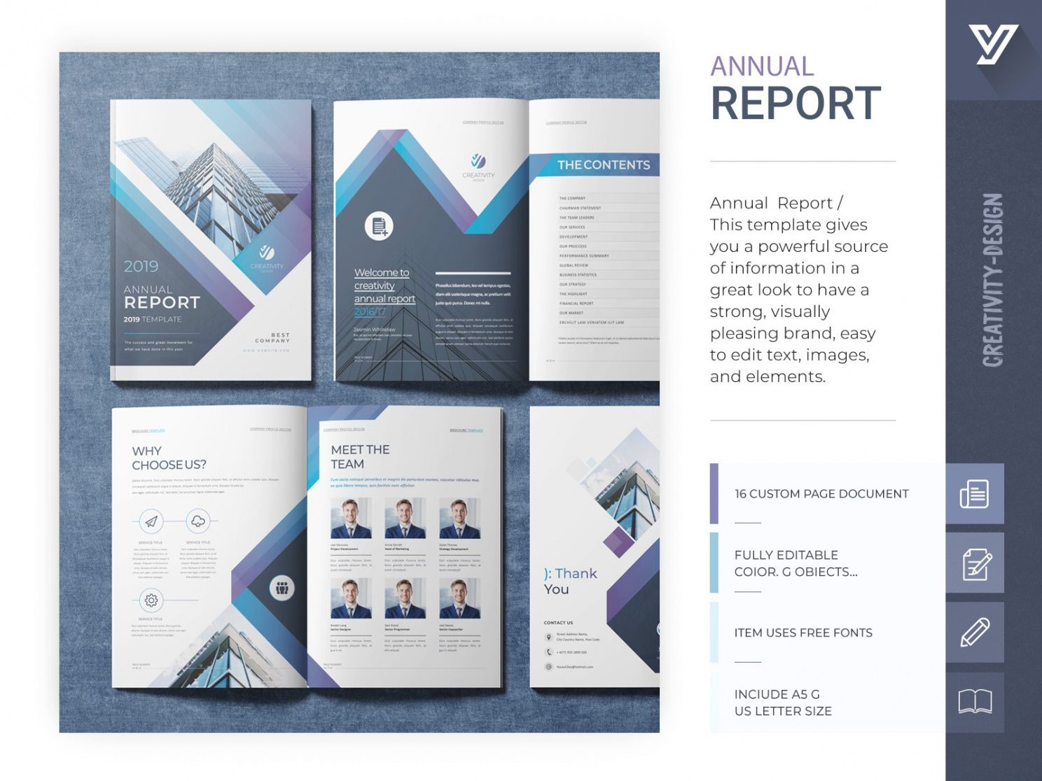 printable annual report template by yosouf dalloul on dribbble company annual report template pdf