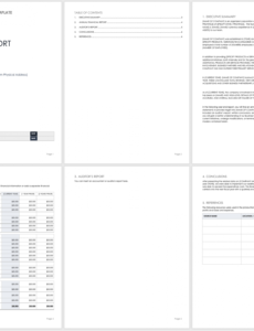 printable free year end report templates  smartsheet financial summary report template sample