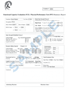 printable functional capacity evaluation form  fill online printable functional capacity evaluation report template example