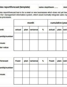 printable monthly sale report template ~ addictionary monthly sales report template actual pdf