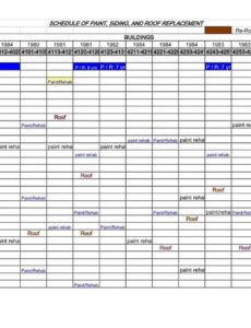 sample 2 building maintenance schedule templates  word excel formats building maintenance report template word