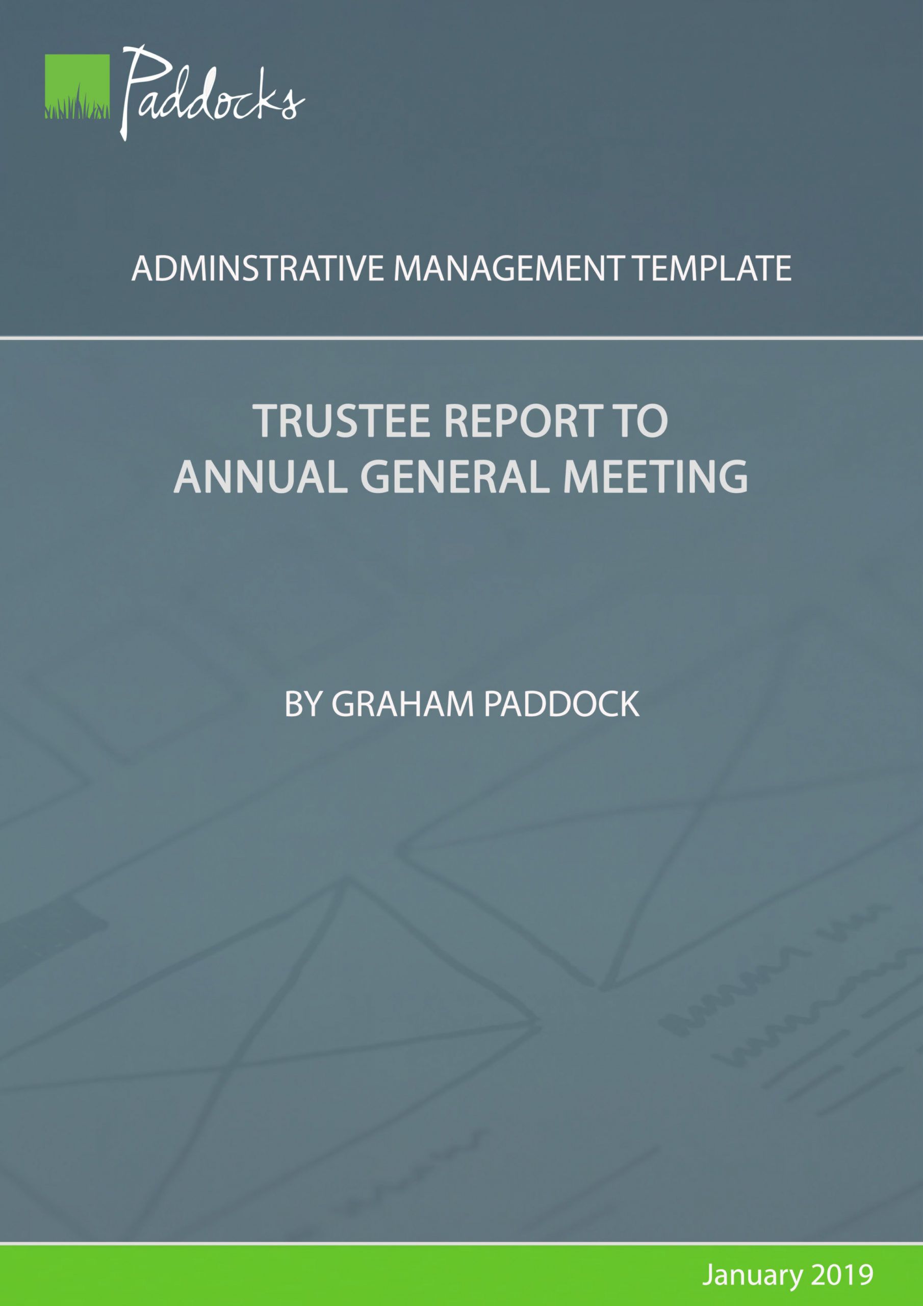 editable template  trustee report to annual general meeting trustees annual report template doc