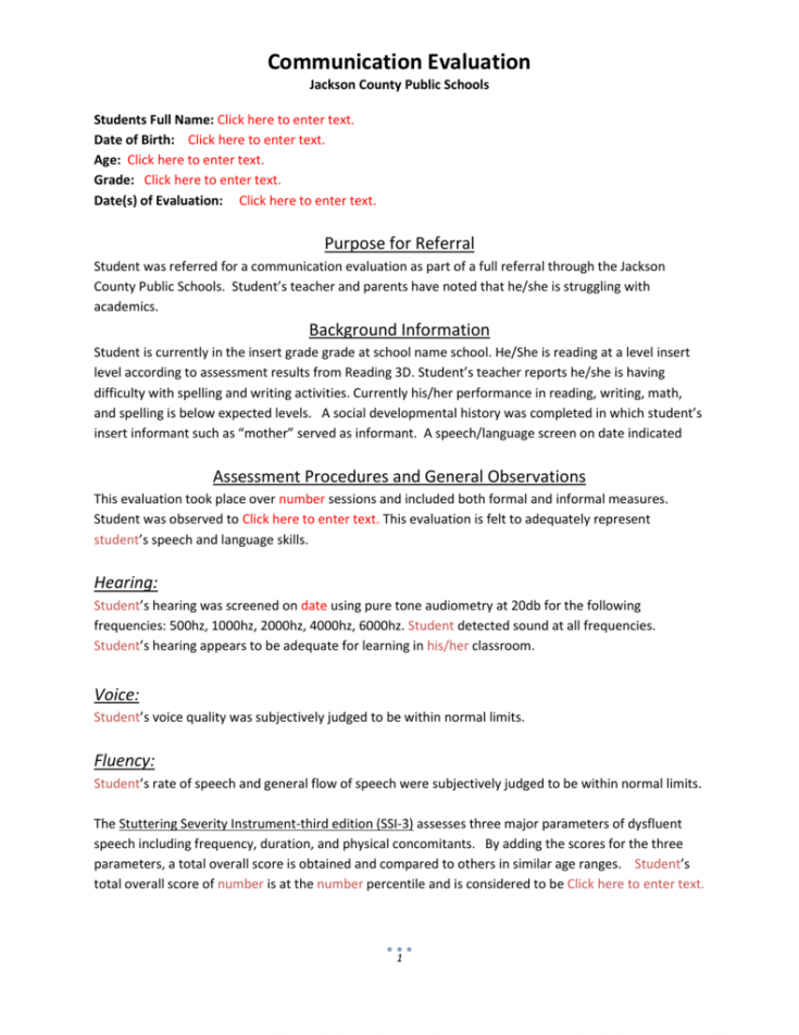 evaluation-template-4-speech-language-evaluation-report-template-sample