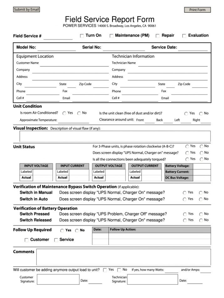 field service report format in excel  fill online field service report template excel