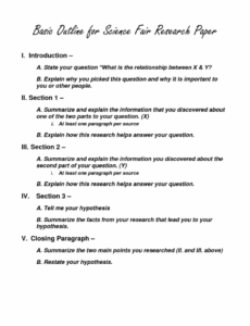 free 006 research paper science fair report example best photos science fair report template example