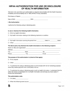 free free medical records release authorization form  hipaa mental health release of information form template example