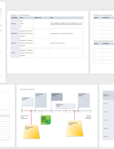 free free project report templates  smartsheet executive status report template sample