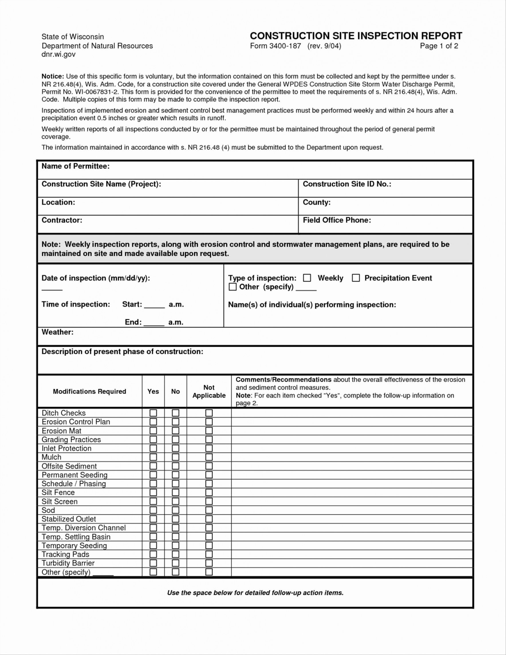 Free Pest Control Inspection Report Template 2 Templates Free Pest