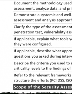 printable tips for creating a strong cybersecurity assessment report physical security assessment report template