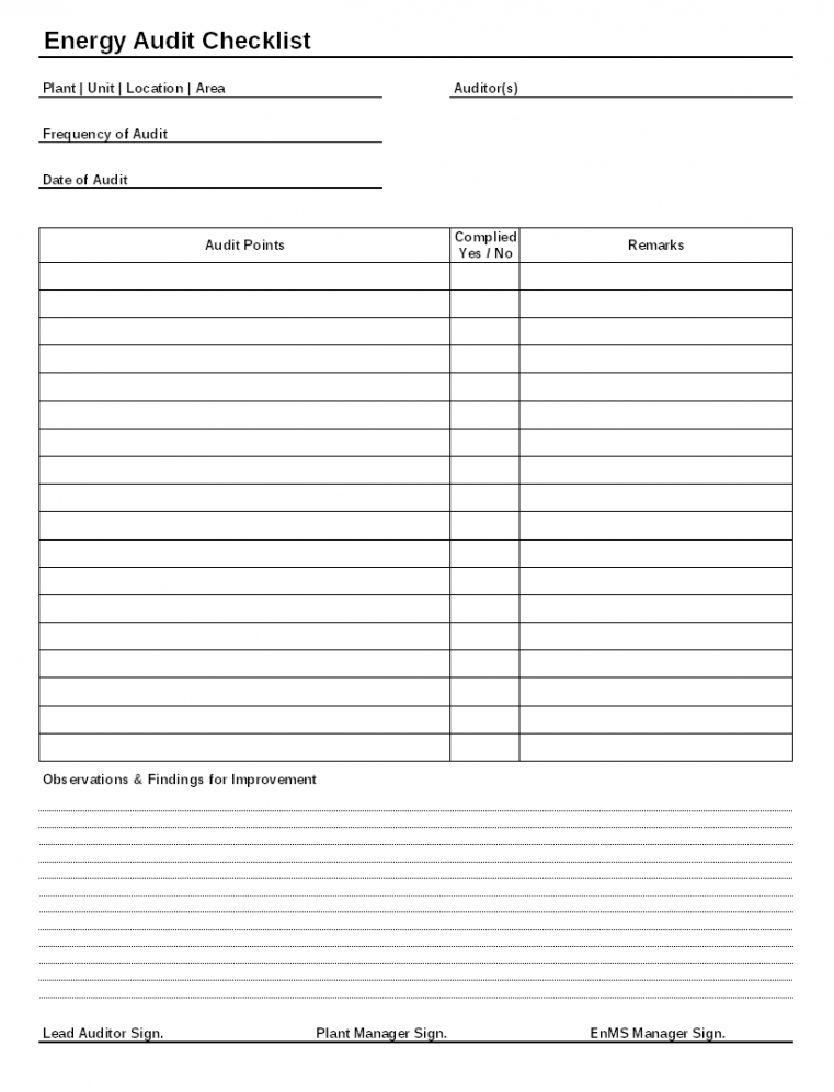 printable which type of energy audit sustain stability of energy audit energy audit report template