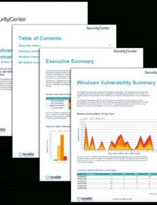 printable windows vulnerability summary report  sc report template vulnerability assessment report template example