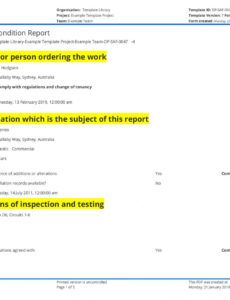 sample electrical installation condition report sample and free electrical inspection report template word