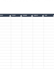 sample free issue tracking templates  smartsheet issues report template example