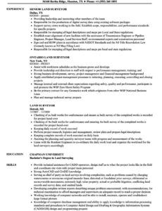 sample land surveyor resume samples  velvet jobs surveyors report template doc