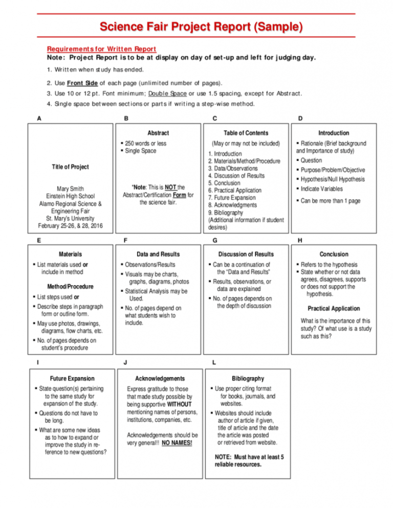 sample-science-fair-project-report-sample-edit-fill-sign-online-science