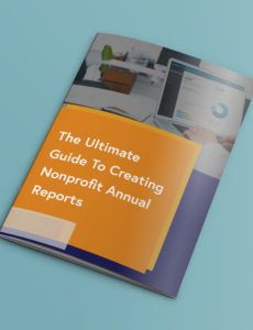 the ultimate guide to creating nonprofit annual reports fundraising financial report template doc