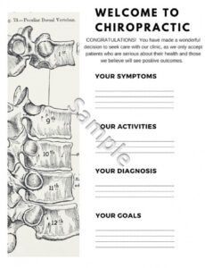 editable chiropractic report of findings folders chiropractic report of findings template