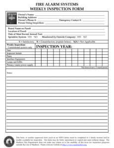 fire alarm inspection form  fill out and sign printable pdf template   signnow fire alarm inspection report template pdf