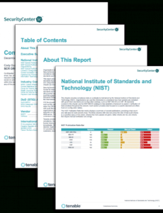 printable compliance summary report  sc report template  tenable® compliance report template