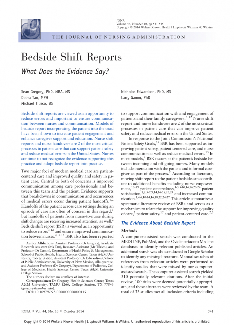 printable pdf bedside shift reports what does the evidence say? bedside shift report template example