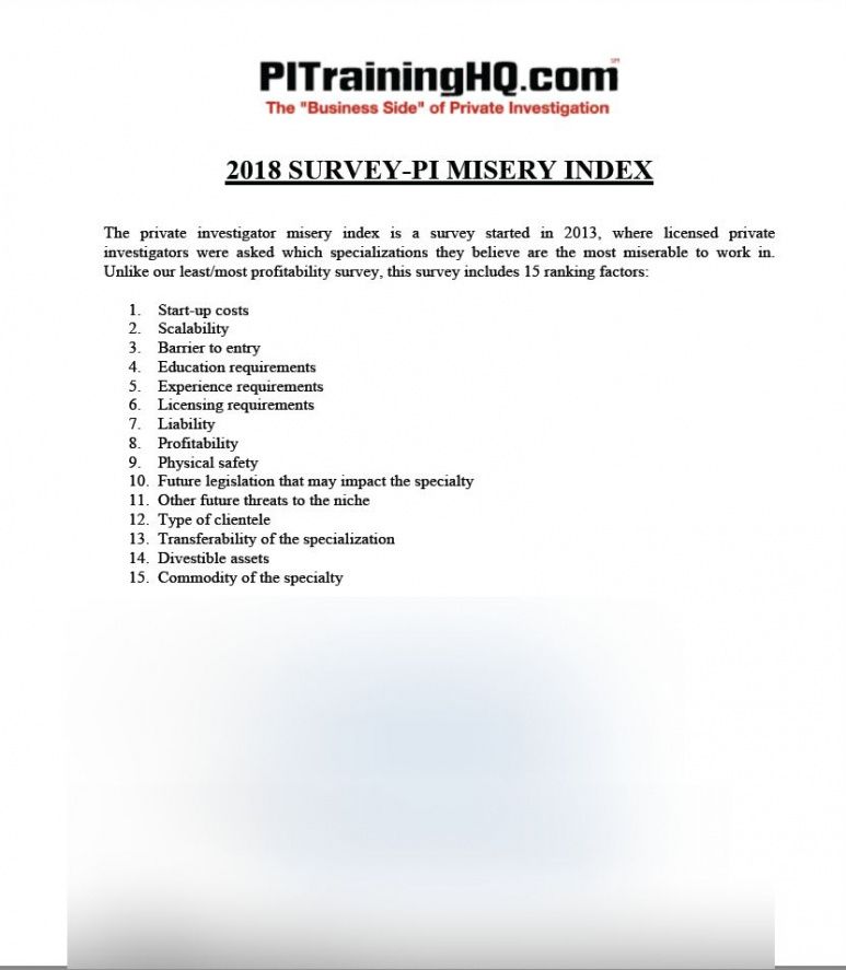 sample pi forms  pitraininghq private investigator surveillance report template excel