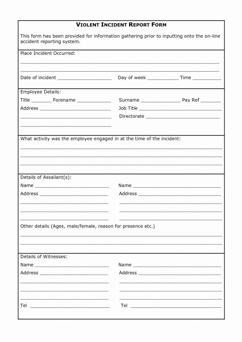 template  vehicle accident report form template fresh vehicle damage report form template excel