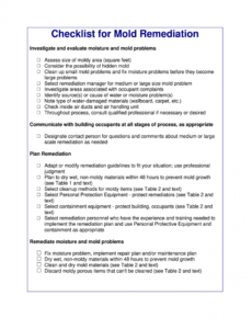 Best Mold Inspection Report Template Pdf Example