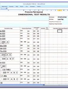 Editable First Article Inspection Report Template Pdf Sample