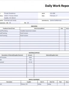 End Of Day Sales Report Template  Example