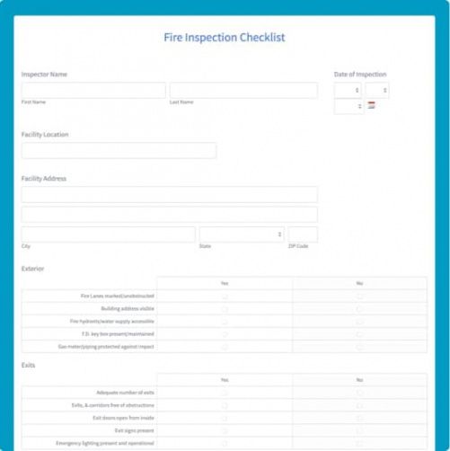 Free Fire Inspection Report Template Doc Example