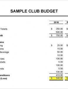 Free Non Profit Treasurer Report Template Doc