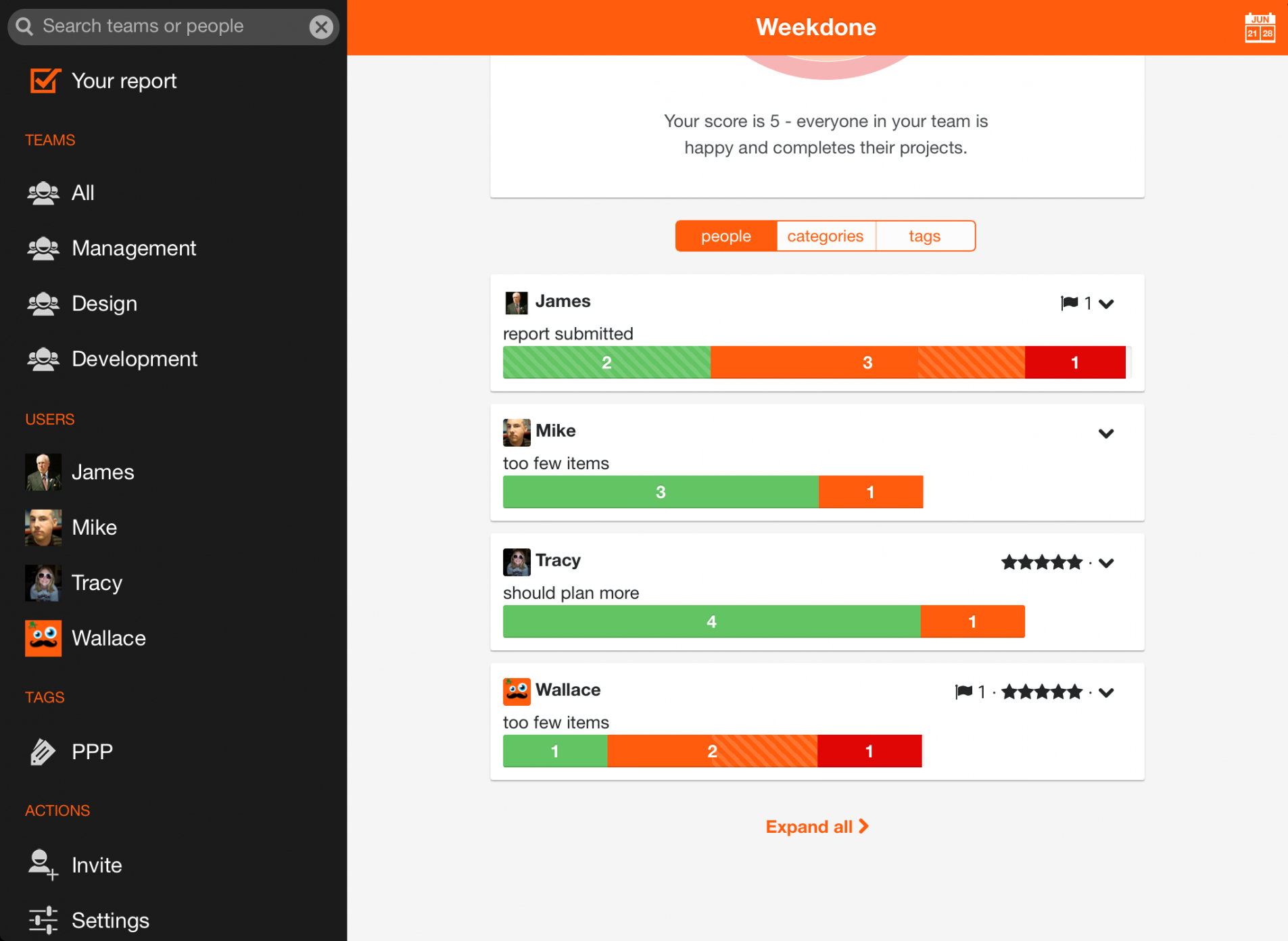 Printable Weekly Employee Status Report Template  Sample