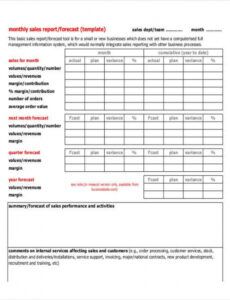 Best Business Strategy Report Template Excel Sample