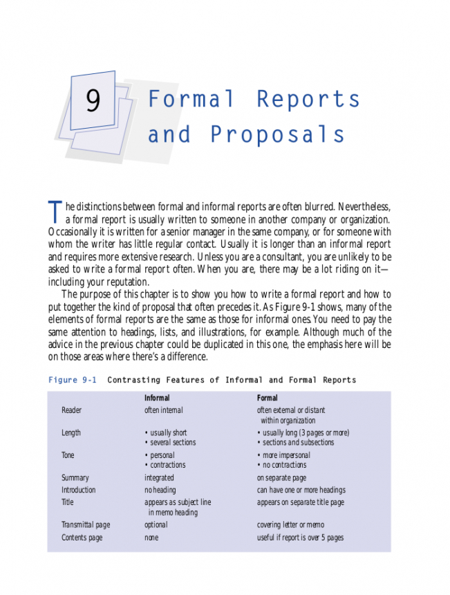 Best Formal Business Report Template Excel Sample