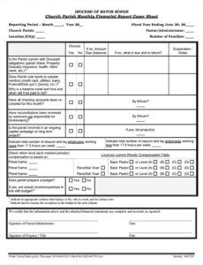 Best Weekly Financial Report Template Word Sample