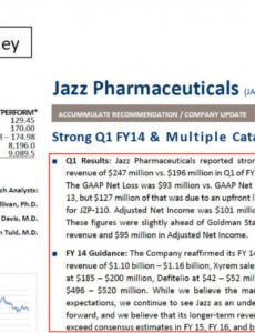 Business Analysis Report Template  Sample