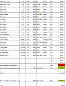 Costum Sales Commission Report Template Excel Example