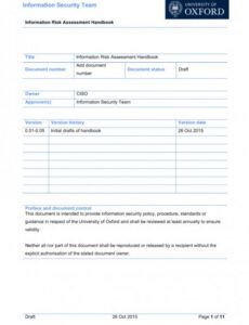 Costum Security Assessment Report Template Pdf Example